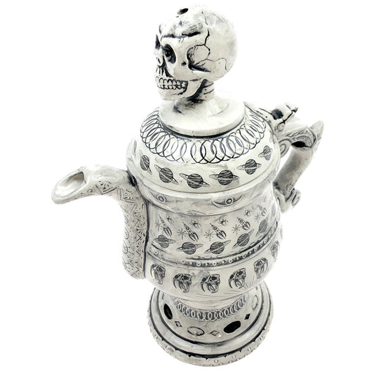 NEIGHBORHOOD ネイバーフッド 221AIDWN-AC01 DW / CE-INCENSE CHAMBER Dr.WOO スカル インセンス チャンバー お香立て ホワイト系【新古品】【未使用】【中古】