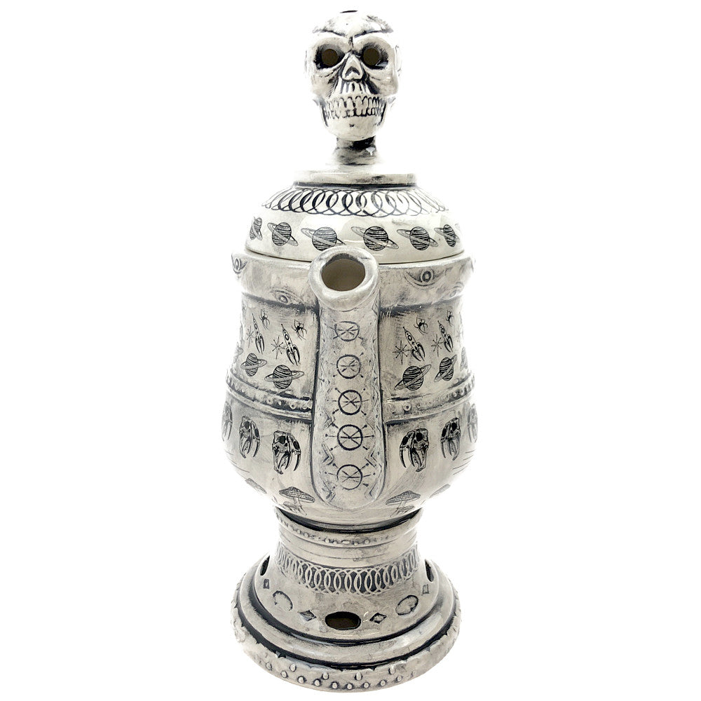 NEIGHBORHOOD ネイバーフッド 221AIDWN-AC01 DW / CE-INCENSE CHAMBER Dr.WOO スカル インセンス チャンバー お香立て ホワイト系【新古品】【未使用】【中古】