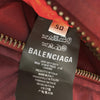 BALENCIAGA バレンシアガ 18AW 513618 TSD23 国内正規品 BBロゴ MA-1 ボンバー ジャケット  ダークレットパープル系 50【新古品】【未使用】【中古】