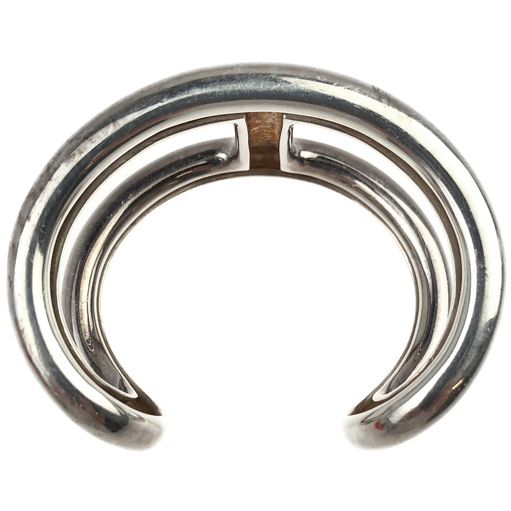 HERMES エルメス 19G089509 SH OSMOSE オスモズ カフ バングル ブレスレット シルバー系【中古】