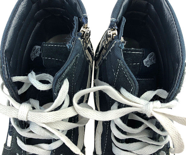 SOPHNET. ソフネット VANS バンズ V38AS0PHNET SK8-HI スケート ハイ サイドジップ ハイカット スニーカー ダークネイビー系 29㎝【中古】