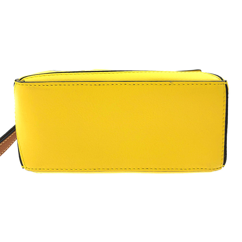 LOEWE ロエベ パズルバッグ ミニ となりのトトロ ショルダーバッグ イエロー系【極上美品】【中古】