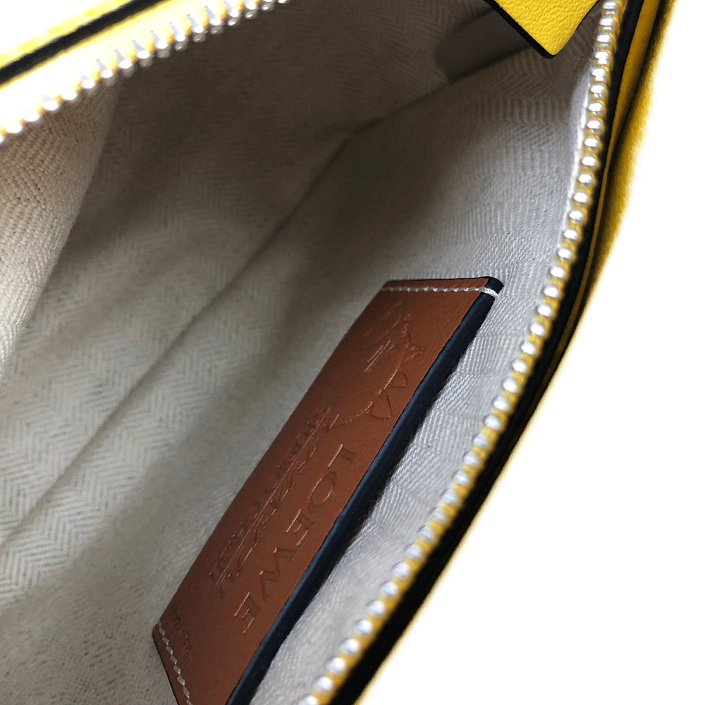 LOEWE ロエベ パズルバッグ ミニ となりのトトロ ショルダーバッグ イエロー系【極上美品】【中古】