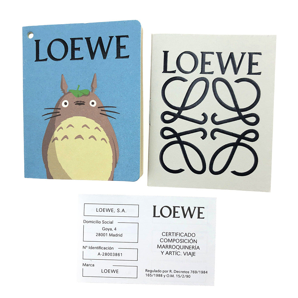 LOEWE ロエベ パズルバッグ ミニ となりのトトロ ショルダーバッグ イエロー系【極上美品】【中古】