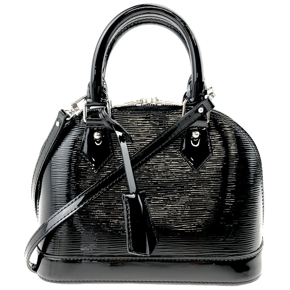 LOUIS VUITTON ルイ・ヴィトン M4031N エピ エレクトリック アルマBB エナメル ノワール ショルダー バッグ ブラック系【中古】