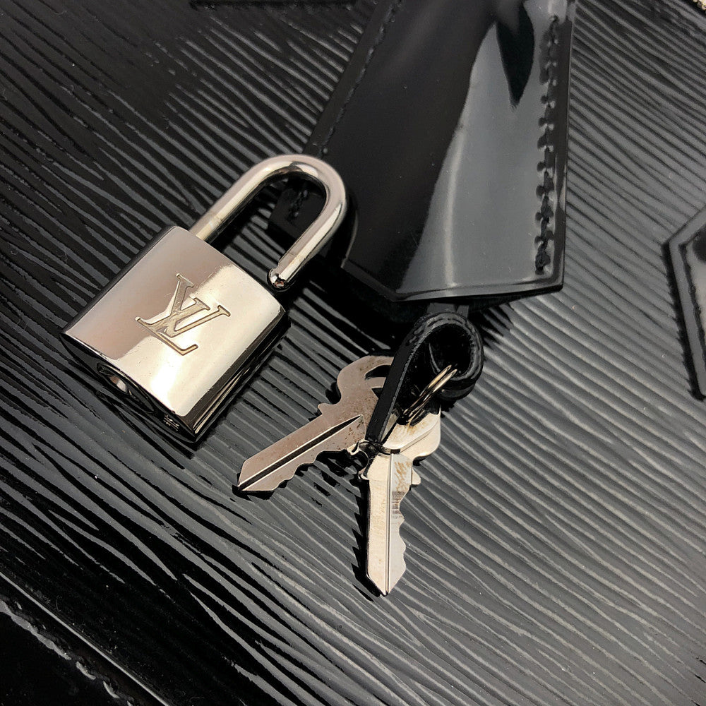 LOUIS VUITTON ルイ・ヴィトン M4031N エピ エレクトリック アルマBB エナメル ノワール ショルダー バッグ ブラック系【中古】