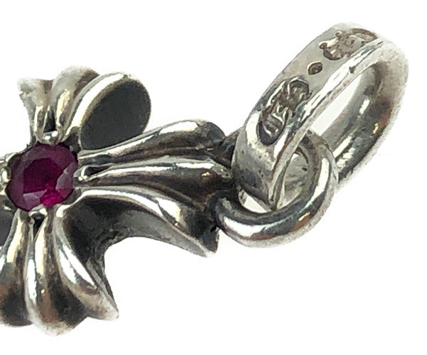 CHROME HEARTS クロムハーツ（原本無） CRS BBYFAT RUBY ベイビーファット 1ルビー シルバー系【中古】