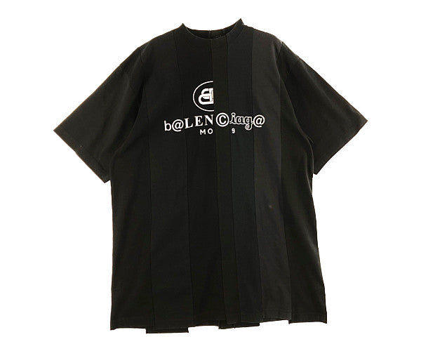 BALENCIAGA バレンシアガ 21SS 661602 TKVD1 国内正規品 再構築 Tシャツ ブラック ブラック系 XXS【美品】【中古】
