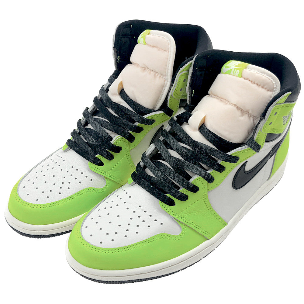 NIKE ナイキ 555088-702 Air Jordan 1 High OG Volt/Visionaire エアジョーダン 1 ハイ OG ボルト/ヴィジョネア スニーカー イエロー系 29cm【極上美品】【中古】
