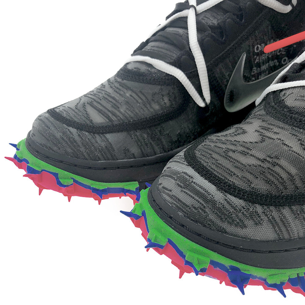 NIKE ナイキ DO6290-001 × OFF-WHITE AIR FORCE 1 MID SP オフ ホワイト エア フォース 1 スニーカー ブラック系 29cm【極上美品】【中古】