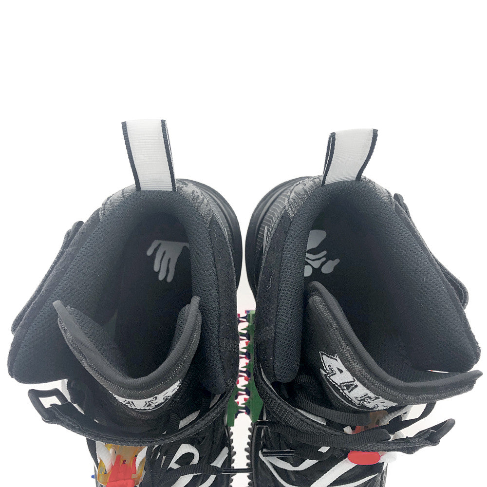 NIKE ナイキ DO6290-001 × OFF-WHITE AIR FORCE 1 MID SP オフ ホワイト エア フォース 1 スニーカー ブラック系 29cm【極上美品】【中古】