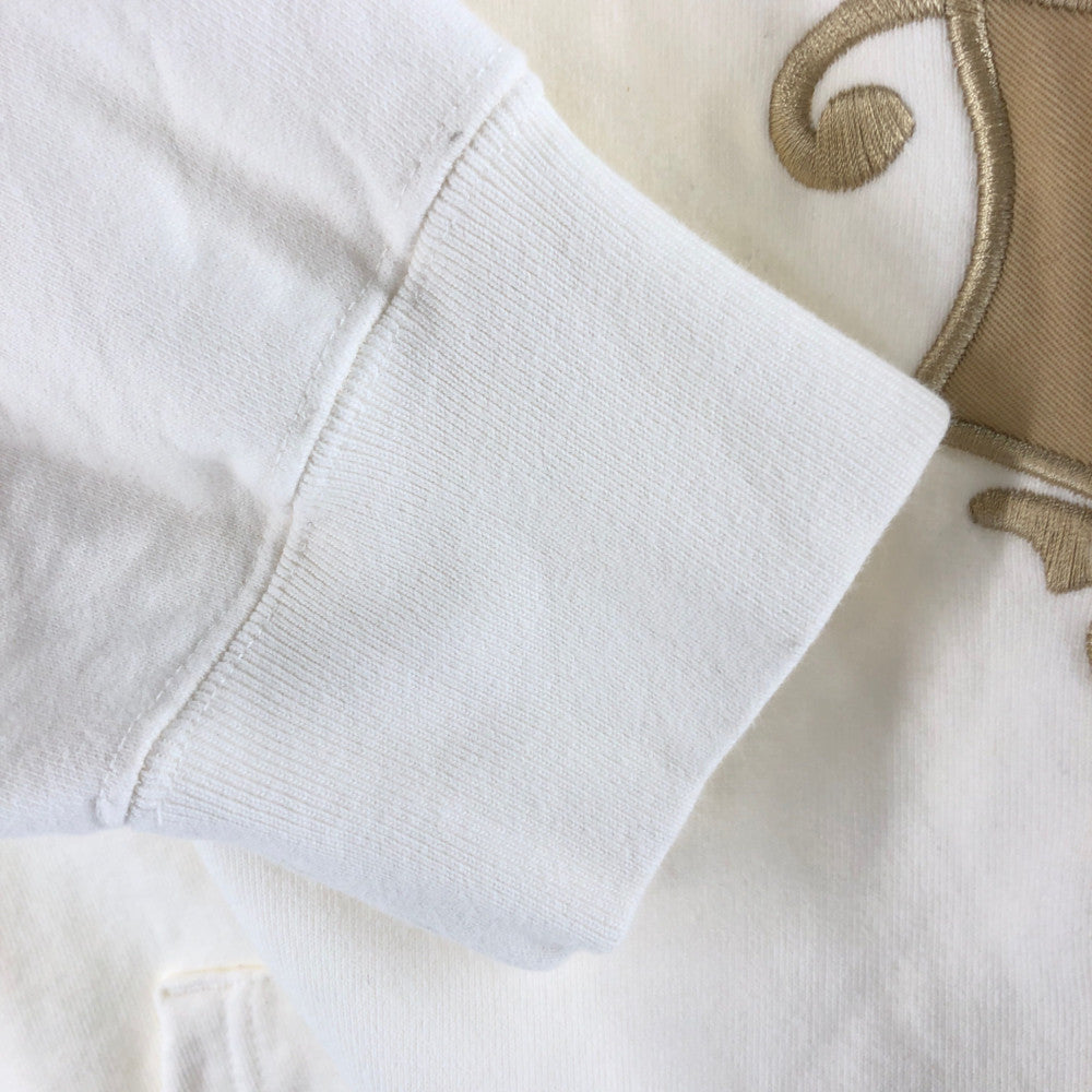 Supreme シュプリーム 21SS Old English Wrap Hooded Sweatshirt オールド イングリッシュ ラップ スウェット パーカー ホワイト系 L【中古】