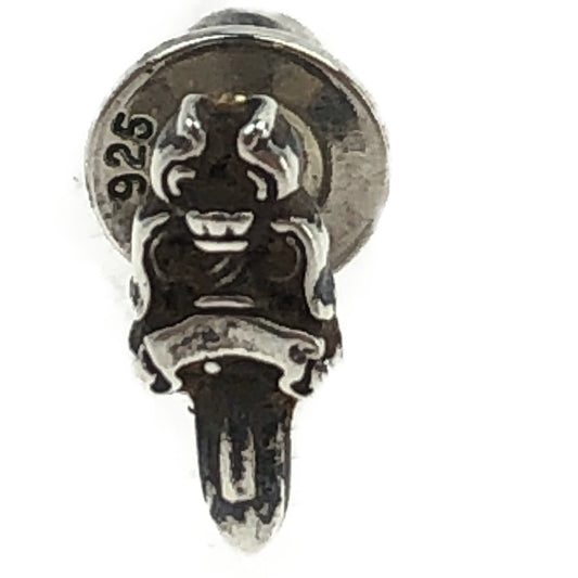 CHROME HEARTS クロムハーツ（原本有） DAGGER NOSE ダガー ノーズ スタッド ピアス シルバー系【中古】
