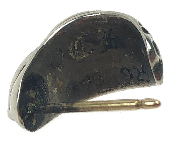 CHROME HEARTS クロムハーツ（原本有） CARVED TEARDROP カーブド ティアドロップ ピアス シルバー系【中古】