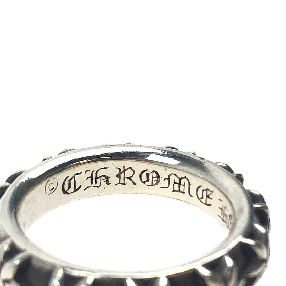 CHROME HEARTS クロムハーツ（原本無） STARBAND スター バンド リング シルバー系 25号【中古】