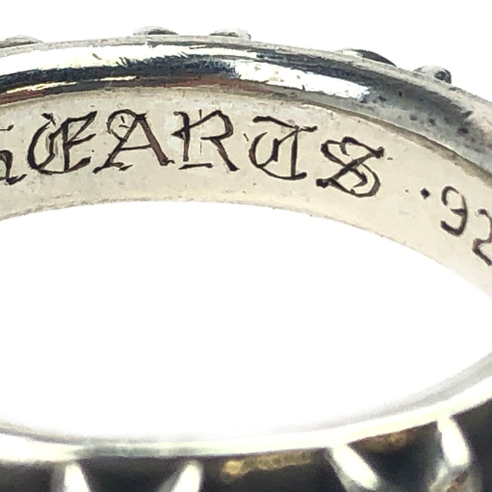 CHROME HEARTS クロムハーツ（原本無） STARBAND スター バンド リング シルバー系 25号【中古】