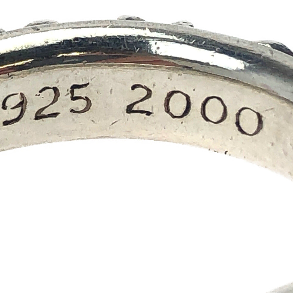 CHROME HEARTS クロムハーツ（原本無） STARBAND スター バンド リング シルバー系 25号【中古】