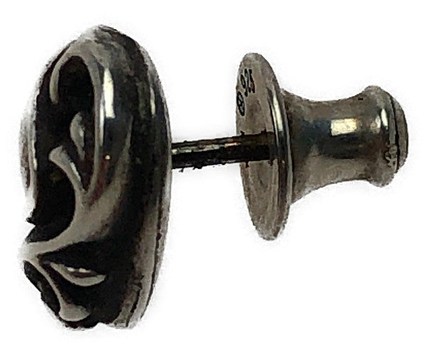 CHROME HEARTS クロムハーツ（原本有） STUD HEART スタッド ハート ピアス シルバー系【中古】