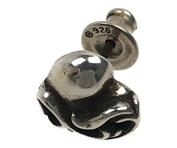 CHROME HEARTS クロムハーツ（原本有） STUD HEART スタッド ハート ピアス シルバー系【中古】