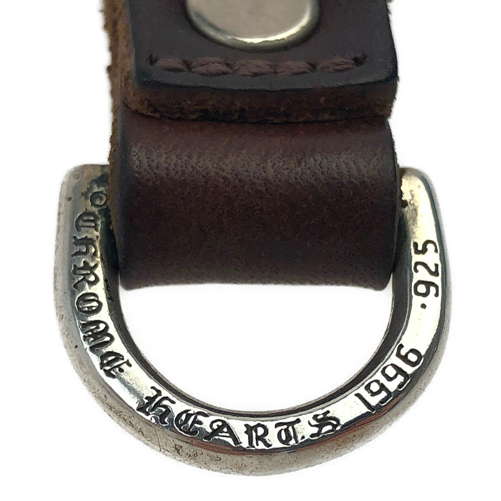 CHROME HEARTS クロムハーツ（原本有） BELTLOOP D-RING ベルトループ Dリング スターボタン ブラウン ブラウン系【中古】