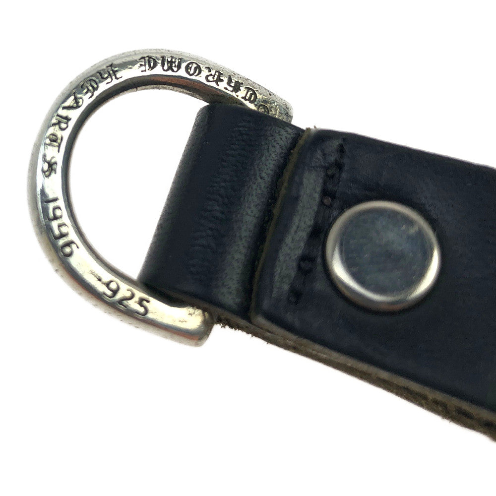 CHROME HEARTS クロムハーツ（原本有） BELTLOOP D-RING ベルトループ Dリング CHクロスボール ブラック系【中古】