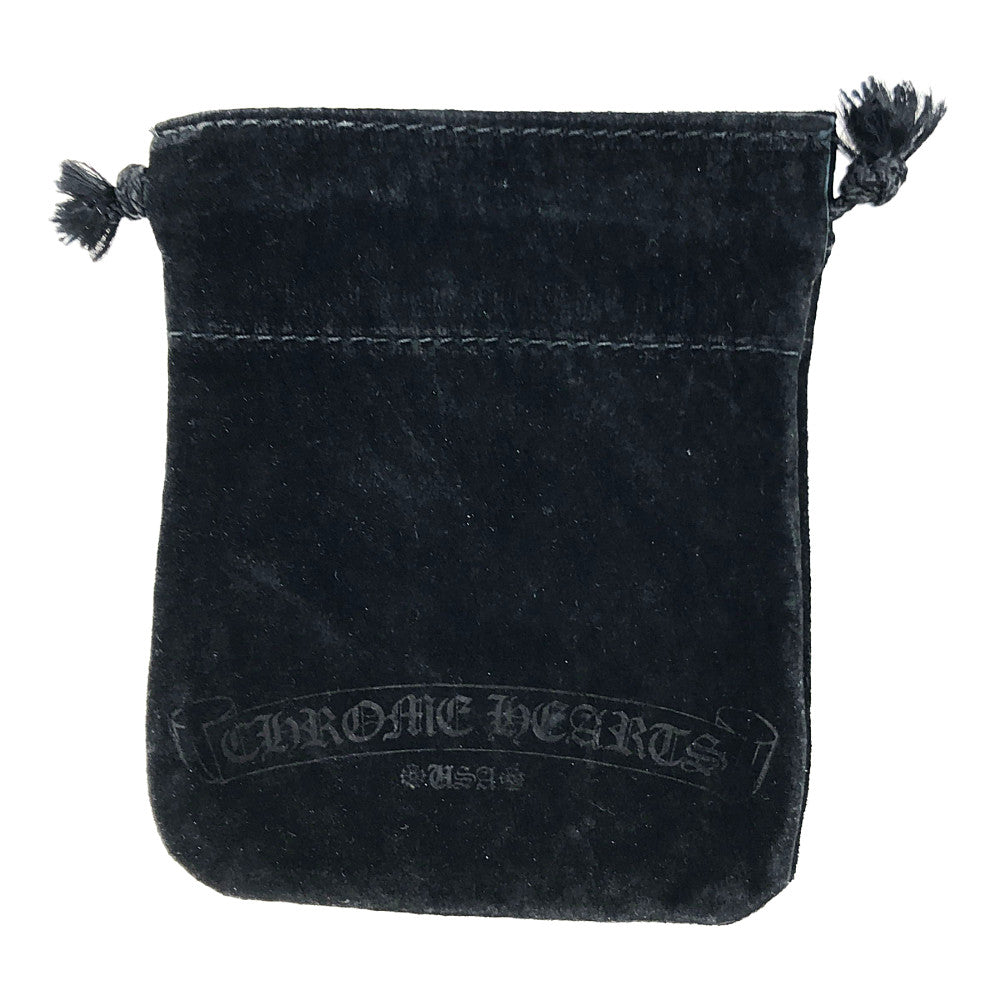 CHROME HEARTS クロムハーツ（原本有） BELTLOOP D-RING ベルトループ Dリング CHクロスボール ブラック系【中古】