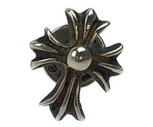 CHROME HEARTS クロムハーツ（原本有） No2 CH CROSS クロス スタッド ピアス シルバー系【中古】