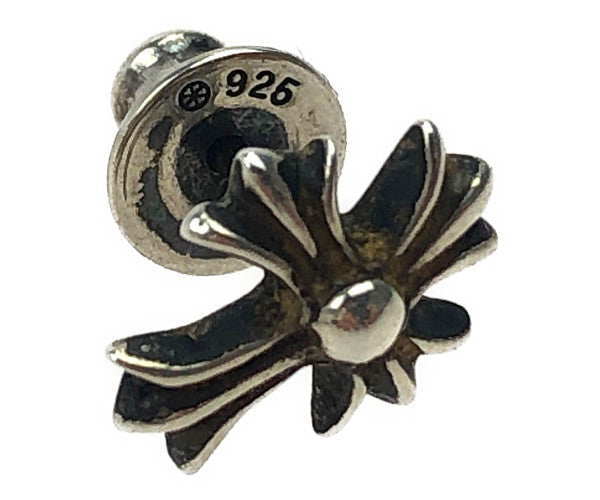 CHROME HEARTS クロムハーツ（原本有） No2 CH CROSS クロス スタッド ピアス シルバー系【中古】