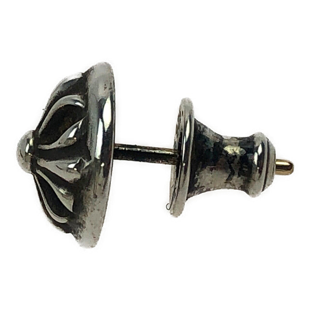 CHROME HEARTS クロムハーツ（原本無） CROSS BALL STUD クロスボール スタッド ピアス シルバー系【中古】