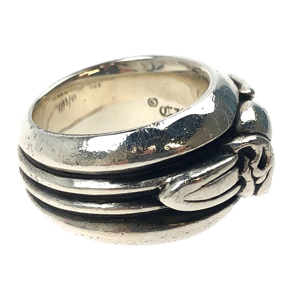 CHROME HEARTS クロムハーツ（原本有） DAGGER HEART ダガー ハート リング シルバー系 25号【中古】