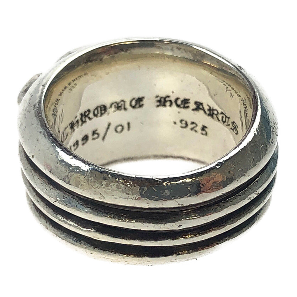 CHROME HEARTS クロムハーツ（原本有） DAGGER HEART ダガー ハート リング シルバー系 25号【中古】
