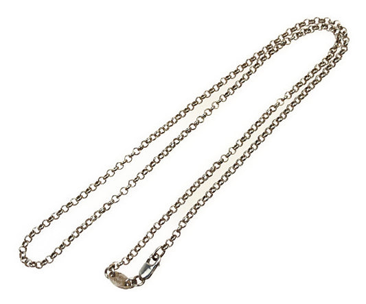 CHROME HEARTS クロムハーツ（原本無） ロールチェーン 18inch ネックレス シルバー系【中古】