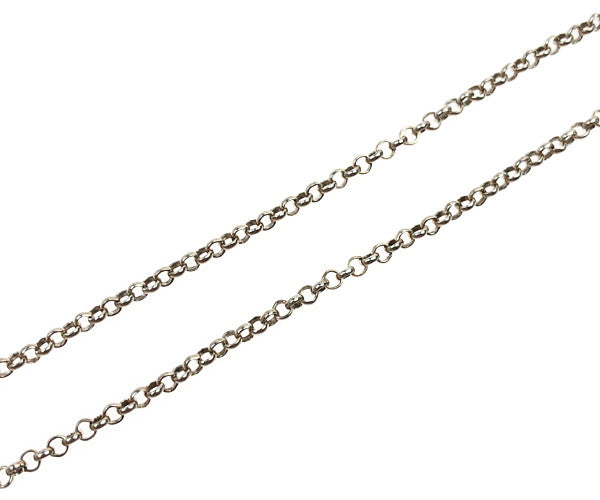 CHROME HEARTS クロムハーツ（原本無） ロールチェーン 18inch ネックレス シルバー系【中古】