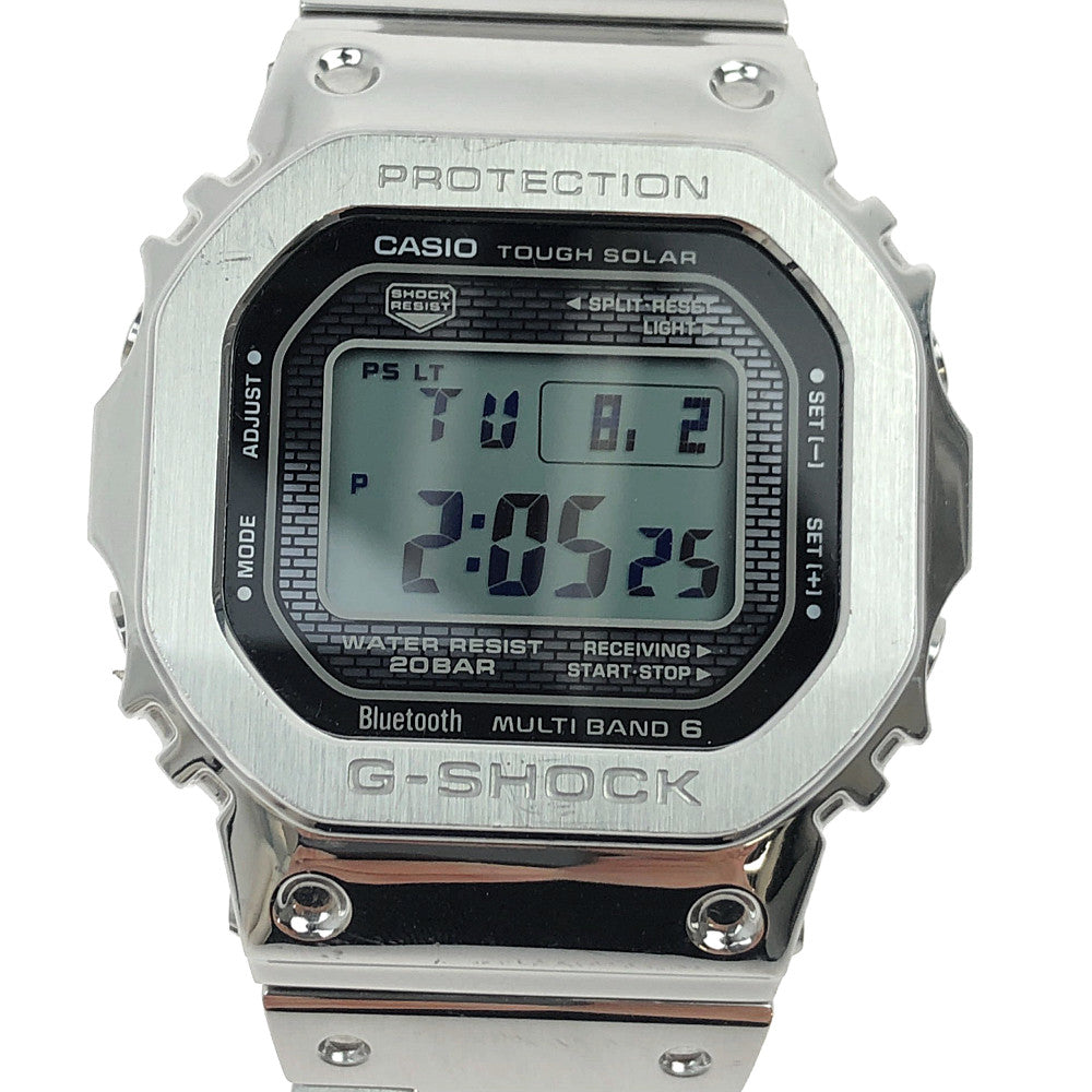 G-SHOCK ジーショック GMW-B5000D-1JF FULL METAL フルメタル シルバー系【中古】