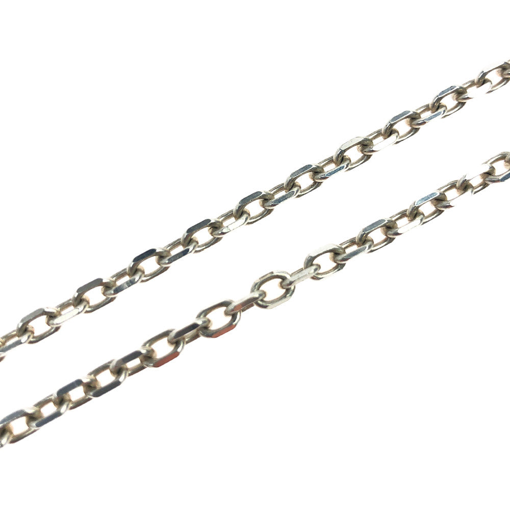 ARIZONA FREEDOM アリゾナフリーダム T-51p 上金ターコイズ ハートフェザー ペンダントトップ 70mm 太50cmチェーン ネックレス シルバー系【中古】