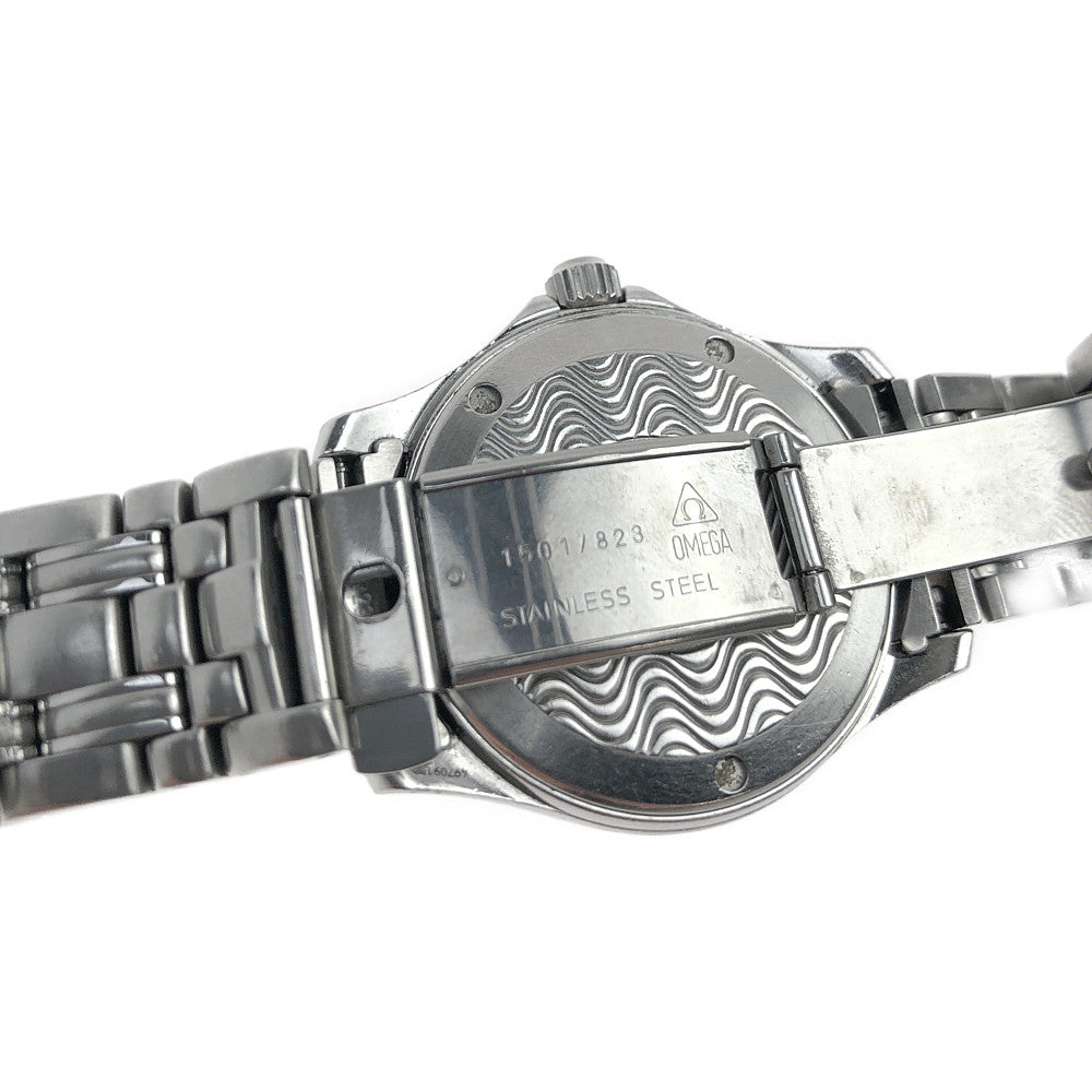 OMEGA オメガ 2501.81 SEAMASTER 120 AUTOMATIC シーマスター 120 クロノメーター オートマチック 自動巻 青文字盤 時計 シルバー系【中古】
