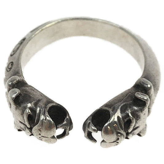 GABOR ガボール GABORATORY ガボラトリーホールディング ギャランティ付属 ワンナインス ブルドッグ トライアングル ワイヤー バングル リング シルバー系【中古】