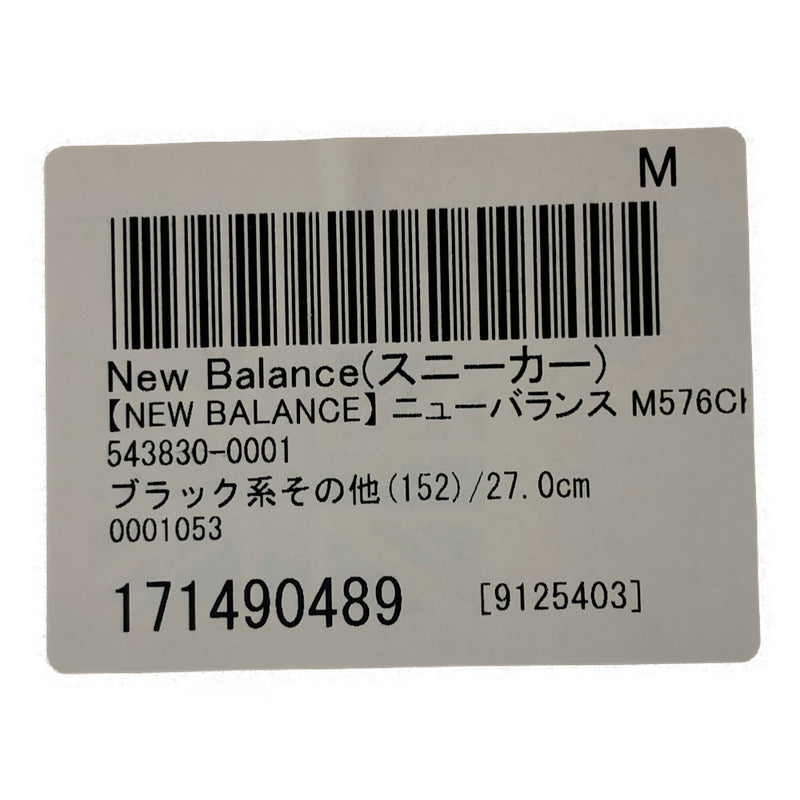 NEW BALANCE ニューバランス M576CKK スニーカー ブラック系 USA9(27.0cm)【中古】