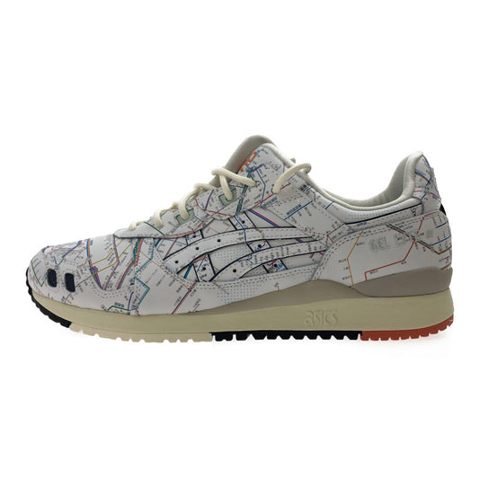 asics アシックス 1201A528-100 GEL-LYTE III OG SUBWAY PARK ゲルライト サブウェイ パーク 路線図 スニーカー ホワイト系 マルチカラー系 28cm【新古品】【未使用】【中古】
