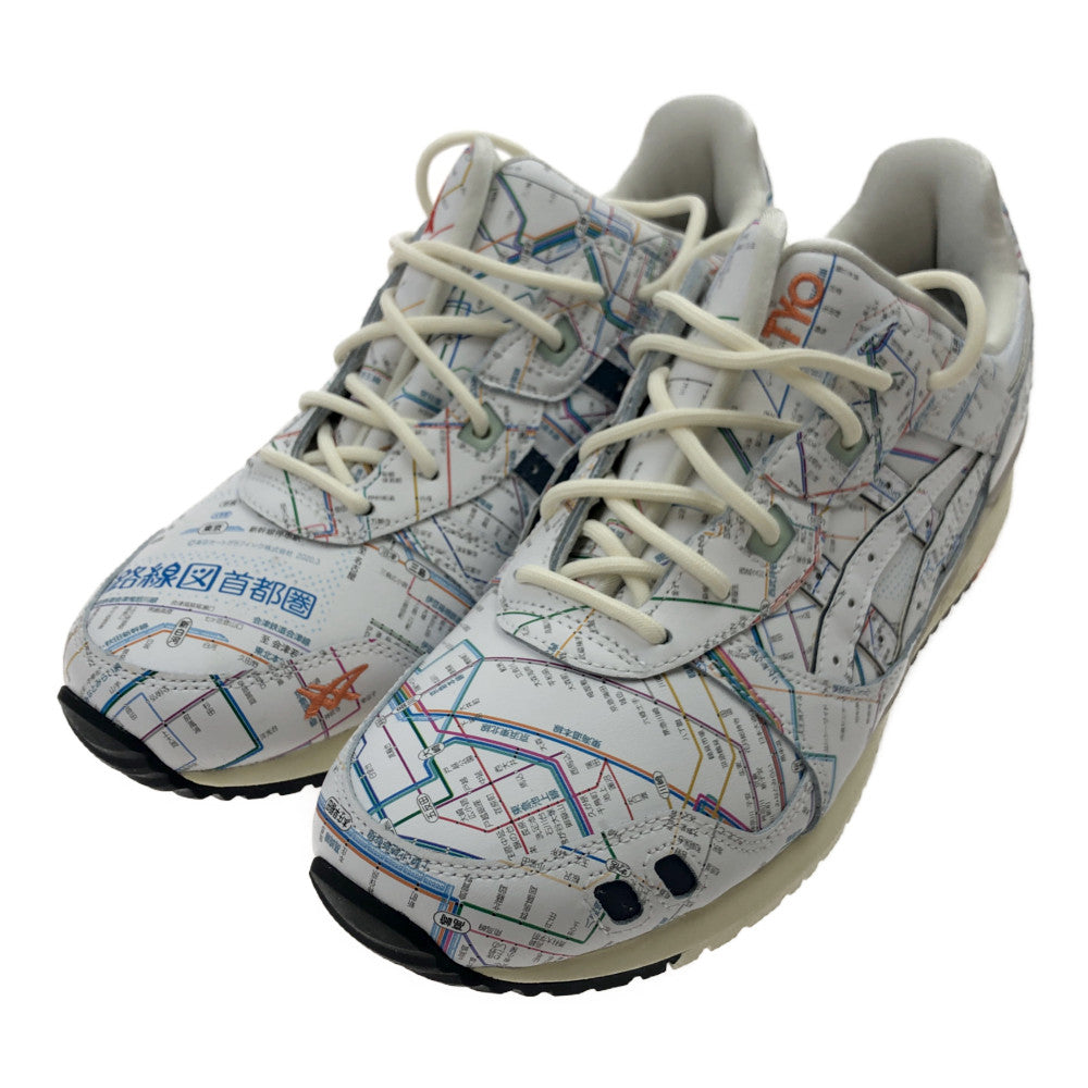 asics アシックス 1201A528-100 GEL-LYTE III OG SUBWAY PARK ゲルライト サブウェイ パーク 路線図 スニーカー ホワイト系 マルチカラー系 28cm【新古品】【未使用】【中古】