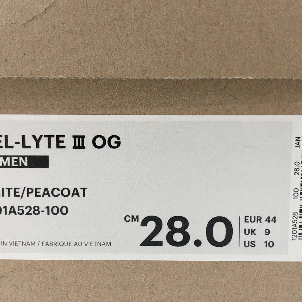 asics アシックス 1201A528-100 GEL-LYTE III OG SUBWAY PARK ゲルライト サブウェイ パーク 路線図 スニーカー ホワイト系 マルチカラー系 28cm【新古品】【未使用】【中古】
