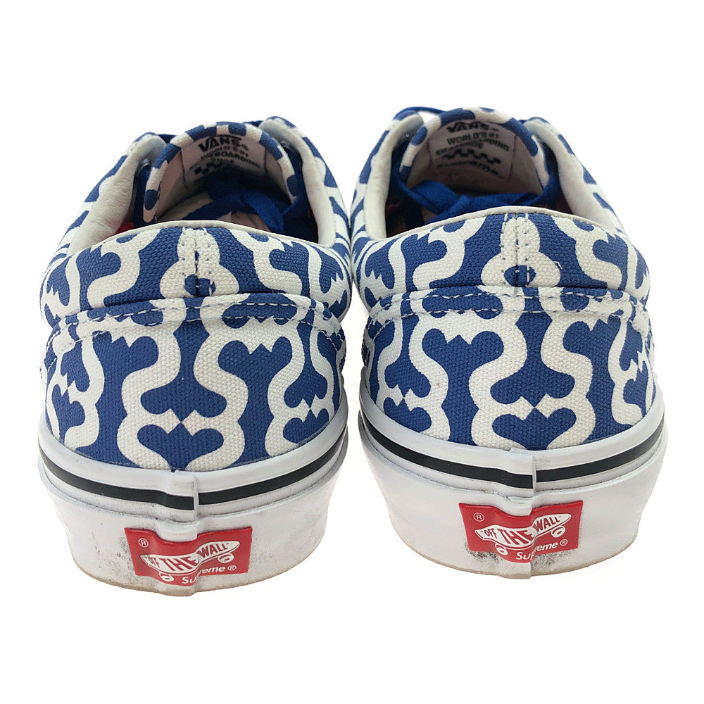 Supreme シュプリーム 21SS × Vans Monogram S Logo Skate Era バンズ モノグラム Sロゴ エラ スケート スニーカー ブルー系 27.5cm【中古】