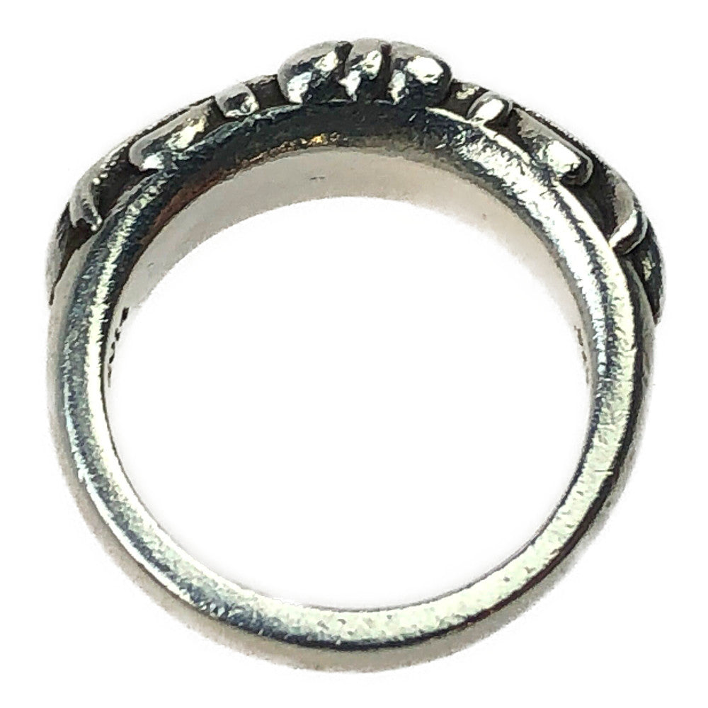 CHROME HEARTS クロムハーツ（原本無） ベイビー クラシック フローラル クロス リング シルバー系 9号【中古】