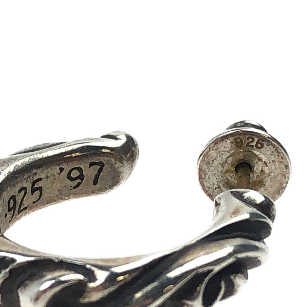 CHROME HEARTS クロムハーツ（原本無） スクロール フープ ピアス シルバー系【中古】