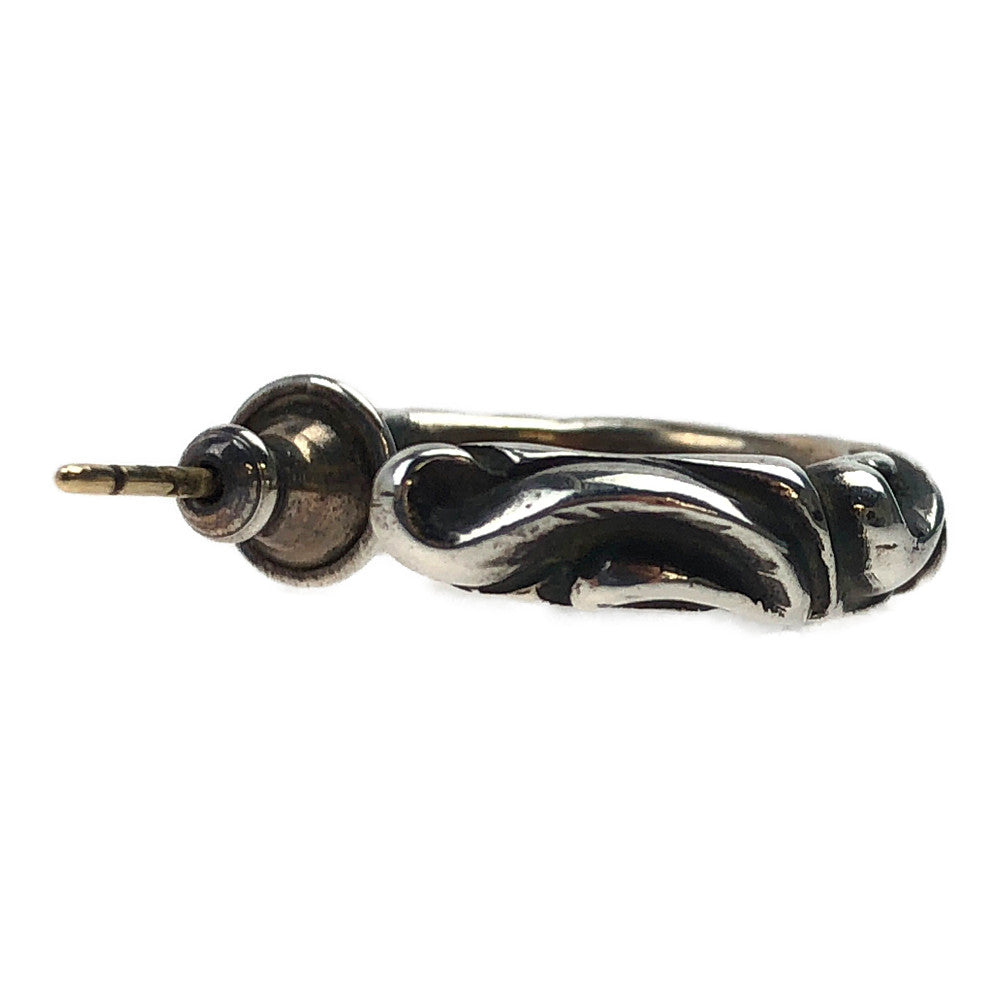 CHROME HEARTS クロムハーツ（原本無） スクロール フープ ピアス シルバー系【中古】