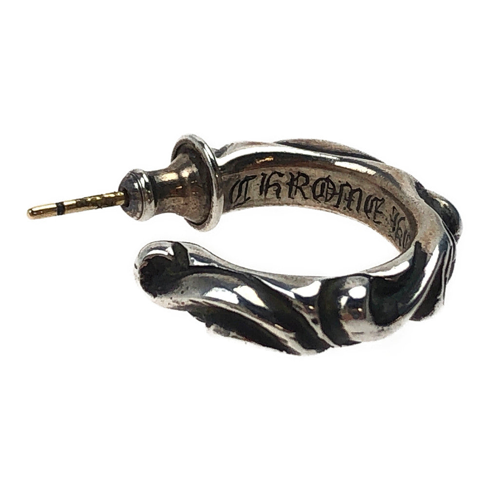 CHROME HEARTS クロムハーツ（原本無） スクロール フープ ピアス シルバー系【中古】