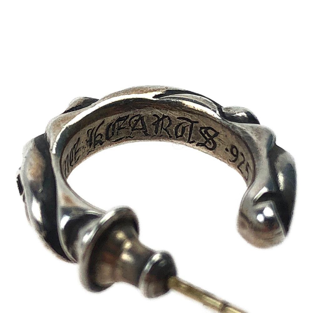 CHROME HEARTS クロムハーツ（原本無） スクロール フープ ピアス シルバー系【中古】