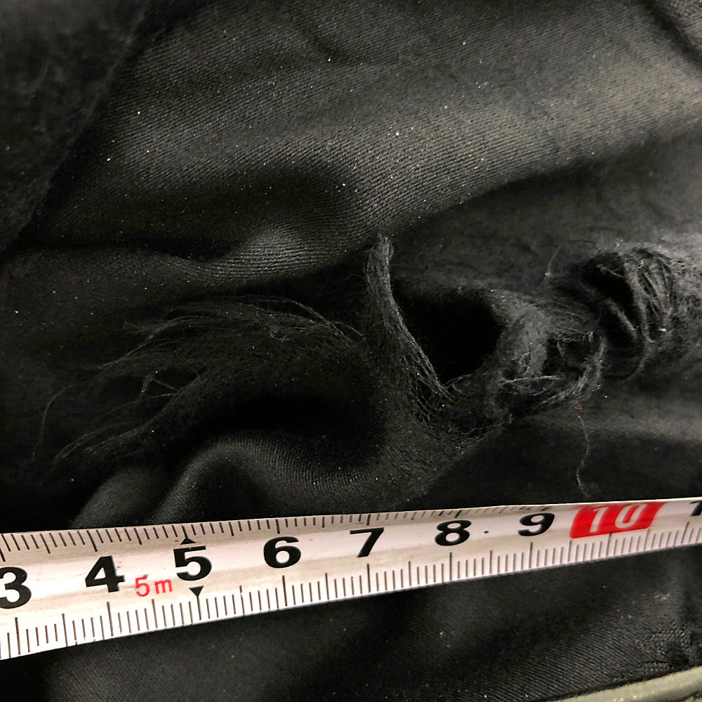 CHROME HEARTS クロムハーツ（原本有） 国内正規品 5P JEAN MED フレアニー レザー クロスボール ボタン パンツ 28SR  ブラック系 28SR【中古】