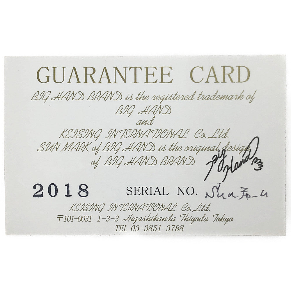 BIGHAND ビッグハンド 購入時ギャランティカード付属 SUN サン メタル付き チャーム ペンダントトップ シルバー系【中古】