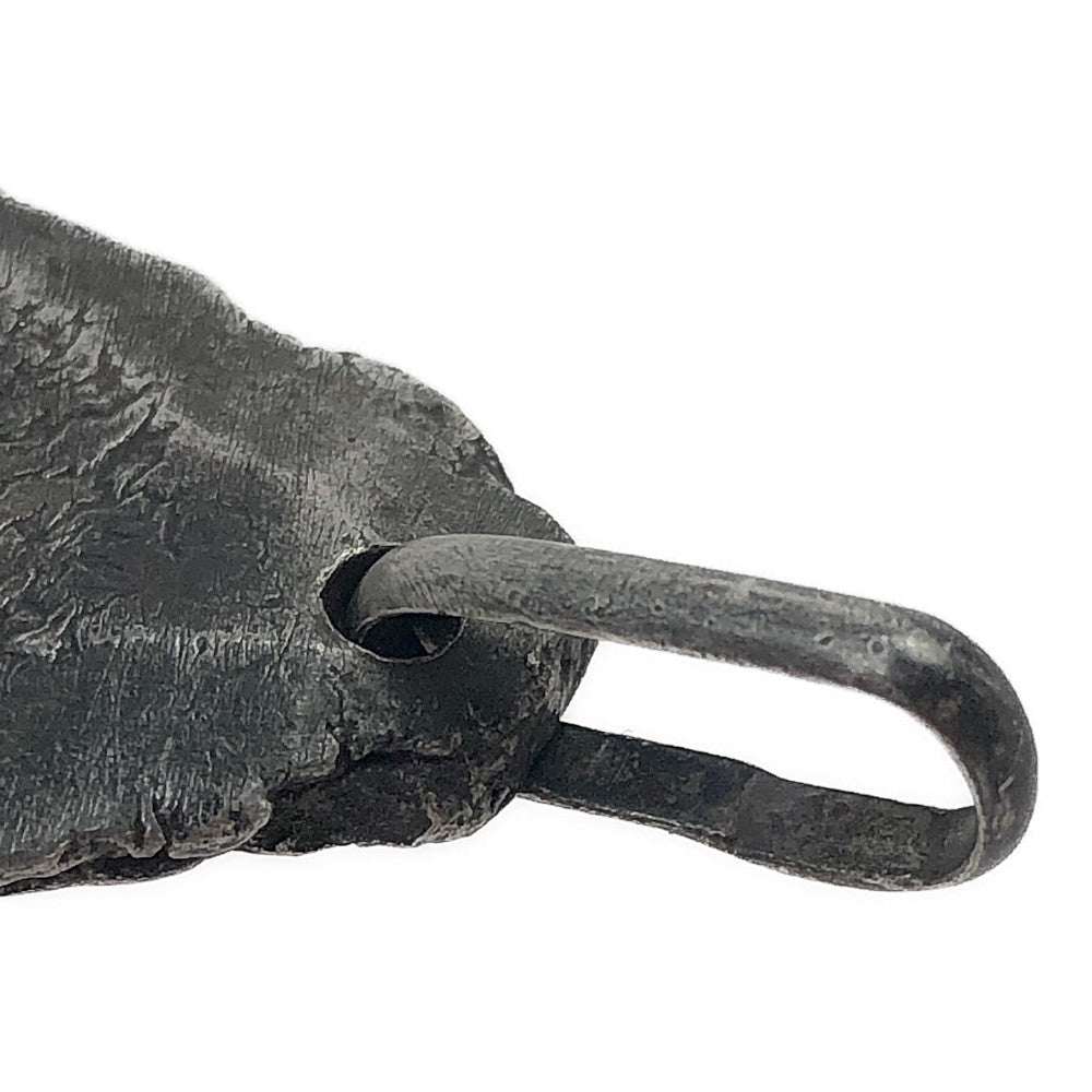 BIGHAND ビッグハンド 購入時ギャランティカード付属 特大 不定形 SUN サン メタル付き タタキ ペンダントトップ シルバー系【中古】